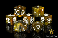 Glorious Ale - Bloody Football Dice (Set of 7)