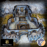Kingdom of Durak Deep Dwarven Great Hall (STL File)