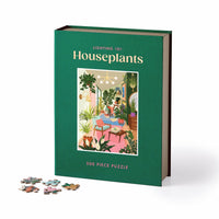 Galison Puzzles: Book Puzzle - 500 Pieces - Lighting 101 - Houseplants