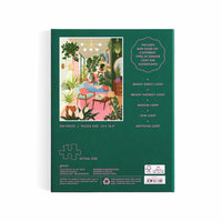 Galison Puzzles: Book Puzzle - 500 Pieces - Lighting 101 - Houseplants