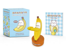 RP Minis: Bananya - Talking Figurine and Sticker Book