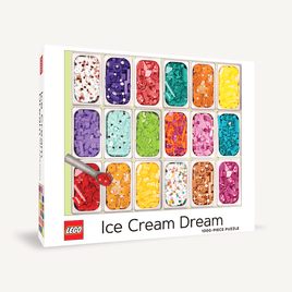 Chronicle Books Puzzles: Jigsaw Puzzle - 1000 Pieces - LEGO - Ice Cream Dream