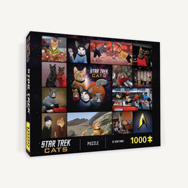 Chronicle Books Puzzles: Jigsaw Puzzle - 1000 Pieces - Star Trek - Cats
