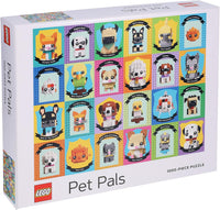 Chronicle Books Puzzles: Jigsaw Puzzle - 1000 Pieces - LEGO - Pet Pals