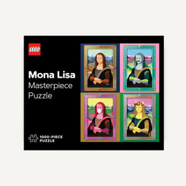 Chronicle Books Puzzles: Jigsaw Puzzle - 1000 Pieces - LEGO - Masterpiece Puzzle - Mona Lisa