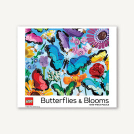 Chronicle Books Puzzles: Jigsaw Puzzle - 1000 Pieces - LEGO - Butterflies & Blooms