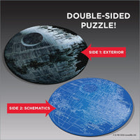Ridley's Games Puzzles: Jigsaw Puzzle & Trivia - Double-Sided - 1000 Pieces - Star Wars - Death Star
