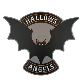 Hallows Angels Vampire Bat Motorcycle Club Halloween Sticker