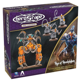 Heroscape: Revna’s Rebuke - Iron Lich Viscerot and Necrotech Wraithriders Army Expansion