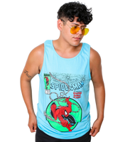 Spider-Man 90's Circle Marvel Comics Adult Tank Top