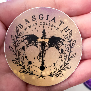 Basgiath War College Circle Sticker 2
