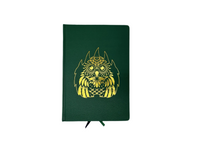 Lined Green Journal w/ Gold Owlbear Foil by Hexed®