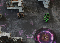 Tainted Cavern | Neoprene Battle Mat with Bag | Baron of Dice