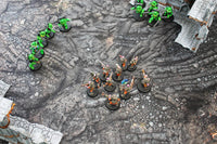 Lava Flow | Neoprene Battle Mat with Bag | Baron of Dice