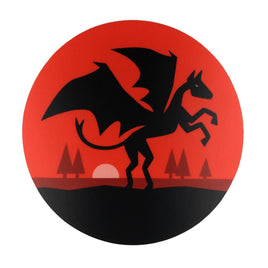 Jersey Devil Circle Sticker