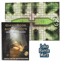 Giant Book of Battle Mats: Dragon Lairs & Dungeons