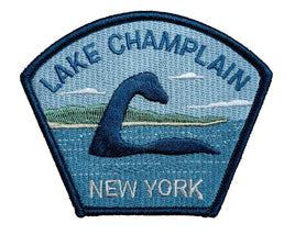 Lake Champlain New York Travel Patch: Iron-on