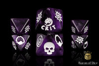 Panther Purple D8 Dice Set
