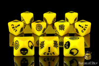 Generic Yellow D8 Dice Set