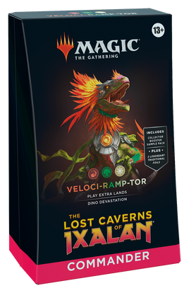 Magic: the Gathering - The Lost Caverns of Ixalan Commander Deck  - Veloci-ramp-tor
