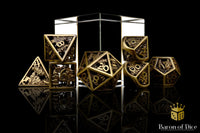 Christmas Metal RPG Dice Set | 7 Pieces