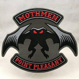 Mothmen Embroidered Patch: Iron-on