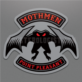 Mothmen Motorcycle Club Sticker