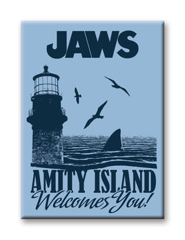 Aquarius Magnets: Flat Magnet - JAWS - Amity Island