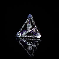 NYCC Exclusive Sterling Silver Dice Set - Purple
