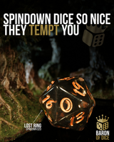 Oversized D20 Spindown | The Known World - Set of 6