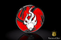 Metal Combat Gauge | Baron Coin™ Compatible | Warmachine: Fane of Nyrro