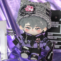 Purple and Black Subculture Style Nui Clothing 20CM