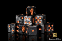 Day of the Dead Dice | Orange Coffin