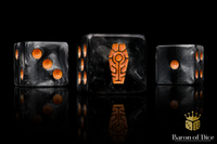 Day of the Dead Dice | Orange Coffin