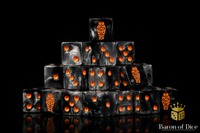 Day of the Dead Dice | Orange Coffin