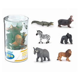 Papo France: Mini Papo - Mini Plus Wild Figurines - Set 1 (6)