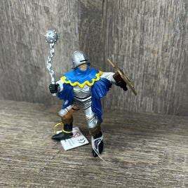 Papo France: Knight Officer with Mace - Blue