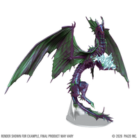 Pathfinder: Battles Deep Cuts - Adult Mirage Dragon Boxed Miniature (Pre-Painted)