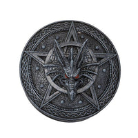 Celtic Dragon Box: Round Pentagram Box
