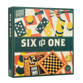 Professor Puzzle: Wooden Games Workshop - Six in One Game Compendium