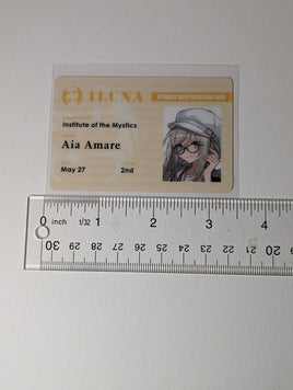 Aia Amare Nijisanji EN ILUNA Student ID Card