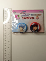 Tetsuya Kuroko & Taiga Kagami Kuroko no Basket Can Badge Set