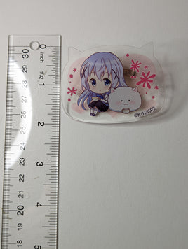 Chino Kafu Is The Order A Rabbit Acrylic Clip Pin
