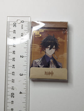 Zhongli Genshin Impact Block Acrylic Keychain