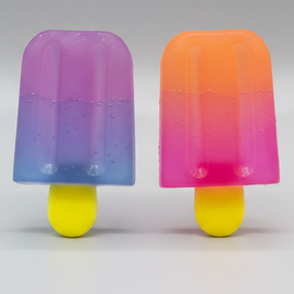 Set of Two Ice Cream Popsicles (Gelatin Squish)