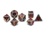 Pirate Dice - Ahoy Matey! 7 Piece RPG set Alloy Metal Dice