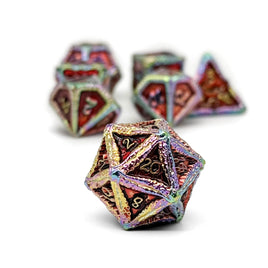 Pirate Dice - Ahoy Matey! 7 Piece RPG set Alloy Metal Dice