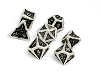 Pirate Dice - Blackbeard 7 Piece RPG set Alloy Metal Dice