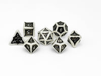 Pirate Dice - Blackbeard 7 Piece RPG set Alloy Metal Dice