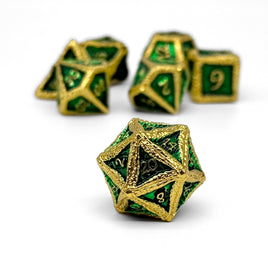 Pirate Dice - Corsair 7 Piece RPG set Alloy Metal Dice